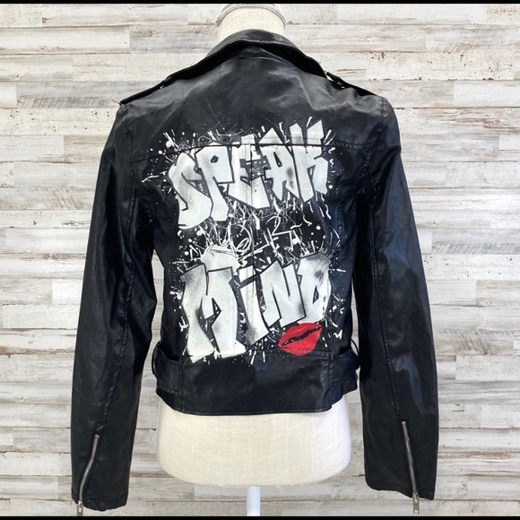 Rue 21 Motorcycle Jacket - Picture 4 of 9